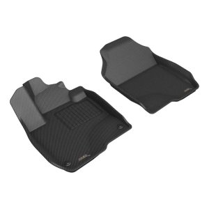 Honda HRV Floor Mats - Front - 3D MAXpider - Kagu - Black - `23-`24